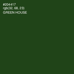 #204417 - Green House Color Image